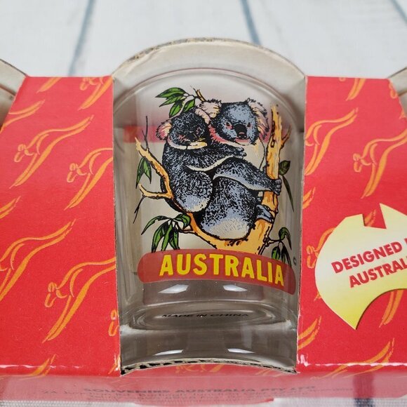 Australia Shot Glasses Set of 3 Souvenirs Koala - Picture 12 of 12